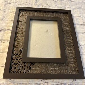 NEW VIEW VINTAGE LASER CUT 3D FRAME CHOCOLATE BROWN
